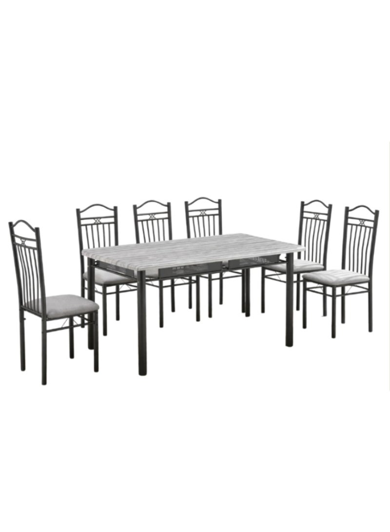 Dining table with 6 chairs
